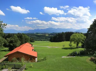 Naturlandschaft in der Nähe des Bauernhofs