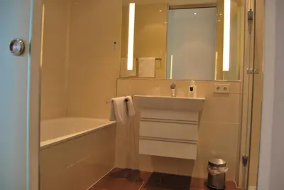 Ein Badezimmer in der Unterkunft Das Quartier