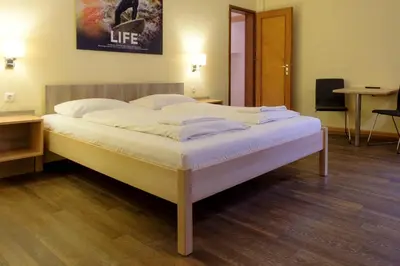 Ein Bett oder Betten in einem Zimmer der Unterkunft Euro Youth Hotel Munich