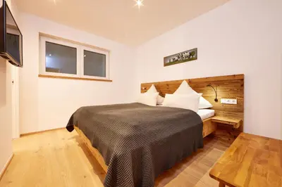 Ein Bett oder Betten in einem Zimmer der Unterkunft Hirsch