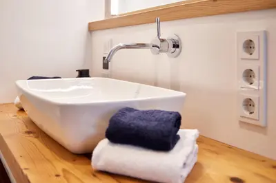 Ein Badezimmer in der Unterkunft Gams