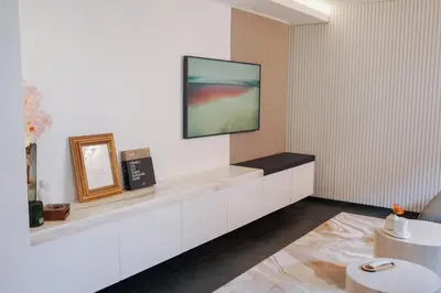 TV/Unterhaltungsangebot in der Unterkunft Design Ferienwohnung im Alpenvorland
