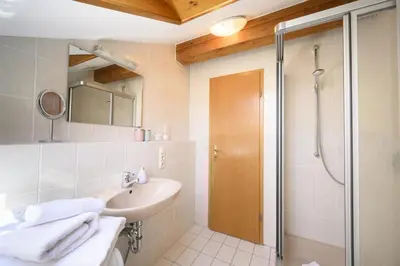 Ein Badezimmer in der Unterkunft Ferienwohnung Lampl 7