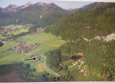 Naturlandschaft in der Nähe des Ferienhauses