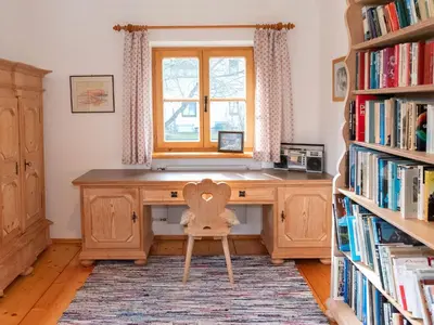 Die Bibliothek im Ferienhaus