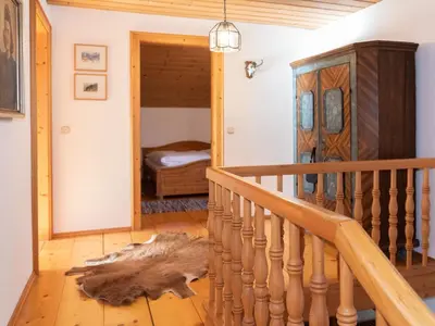 Ein Bett oder Betten in einem Zimmer der Unterkunft Ferienhaus Lois & Lisl