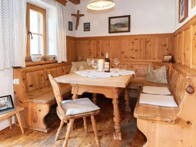 Ein Sitzbereich in der Unterkunft Ferienhaus Lois & Lisl
