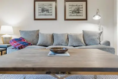 Ein Sitzbereich in der Unterkunft Villa Riedhof