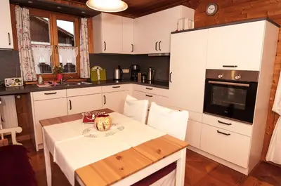Küche/Küchenzeile in der Unterkunft Ferienwohnung Sternschnuppe