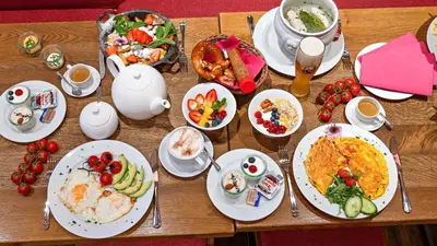 Essen im Hotel oder in der Nähe