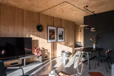 TV/Unterhaltungsangebot in der Unterkunft Pförtner Penthouse