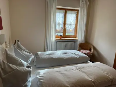 Ein Bett oder Betten in einem Zimmer der Unterkunft Allgäu-Moni Trauchgau