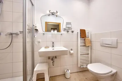 Ein Badezimmer in der Unterkunft Ferienwohnung Wank
