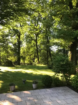 Ein Garten an der Unterkunft Ferienwohnung Villa Tana Miesbach
