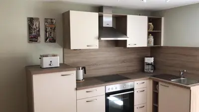 Küche/Küchenzeile in der Unterkunft Ferienwohnung Villa Tana Miesbach