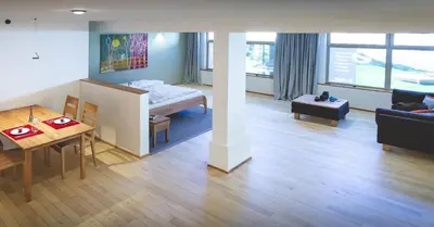 Ein Bett oder Betten in einem Zimmer der Unterkunft Apartment E3