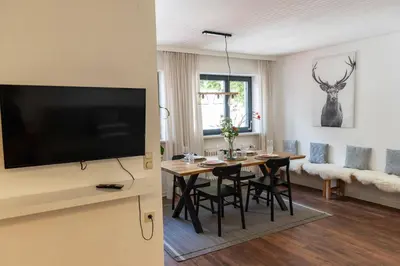 TV/Unterhaltungsangebot in der Unterkunft Klimaneutrales Ferienhaus am idyllischen Ammersee