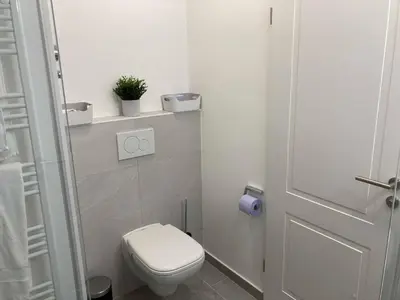 Ein Badezimmer in der Unterkunft Ferienwohnung Spitzingsee Jagdhof