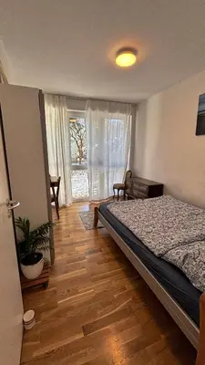 Ein Bett oder Betten in einem Zimmer der Unterkunft Ferienwohnung WH