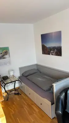 Ein Sitzbereich in der Unterkunft Ferienwohnung WH