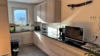 Küche/Küchenzeile in der Unterkunft Ferienwohnung WH