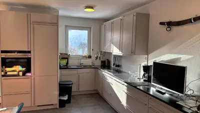 Küche/Küchenzeile in der Unterkunft Ferienwohnung WH