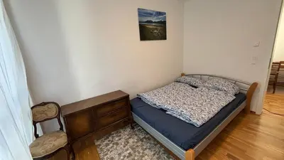 Ein Bett oder Betten in einem Zimmer der Unterkunft Ferienwohnung WH
