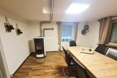 Ein Sitzbereich in der Unterkunft Work & Stay apartment Vohburg near Ingolstadt