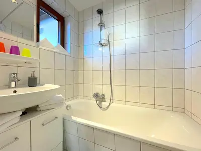 Ein Badezimmer in der Unterkunft MittenDrin
