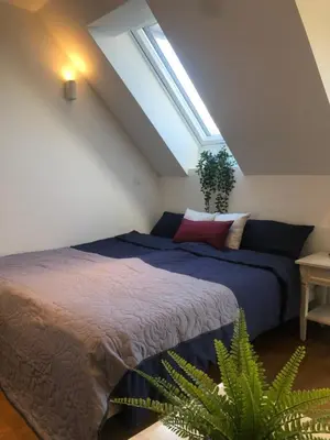 Ein Bett oder Betten in einem Zimmer der Unterkunft Berg-Hof