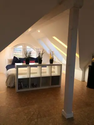 Ein Bett oder Betten in einem Zimmer der Unterkunft Berg-Hof