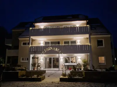 Das Gebäude in dem sich die Ferienwohnung befindet