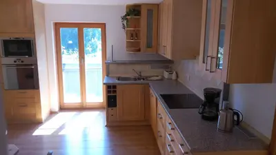 Küche/Küchenzeile in der Unterkunft Ferienhaus Damberg