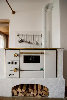 Küche/Küchenzeile in der Unterkunft Ferienwohnung Lacherhof