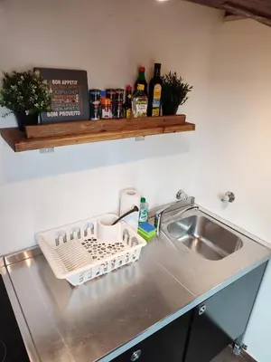 Küche/Küchenzeile in der Unterkunft Katharinen Maisonette