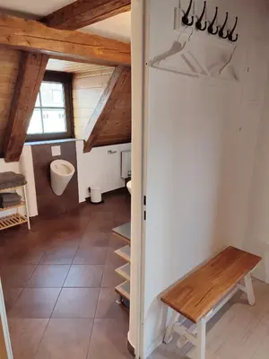 Ein Bett oder Betten in einem Zimmer der Unterkunft Katharinen Maisonette