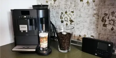 Kaffee-/Teezubehör in der Unterkunft Ferienwohnung Walter Gluche