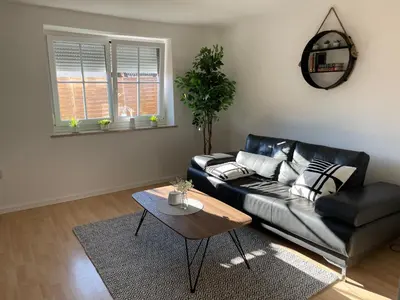 Ein Sitzbereich in der Unterkunft D&D Apartment