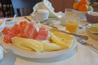 Essen im Hotel oder in der Nähe