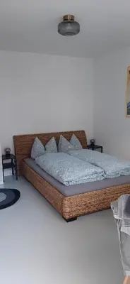 Ein Bett oder Betten in einem Zimmer der Unterkunft Appartement im Hasental