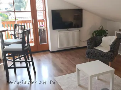 TV/Unterhaltungsangebot in der Unterkunft Beste Zeit Ferienwohnung