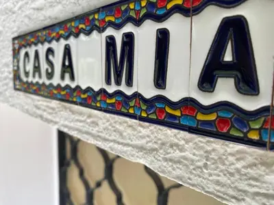 Ein Zertifikat, Auszeichnung, Logo oder anderes Dokument, das in der Unterkunft Casa Mia ausgestellt ist