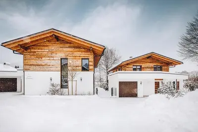 Riverside Chalet Alpspitze im Winter