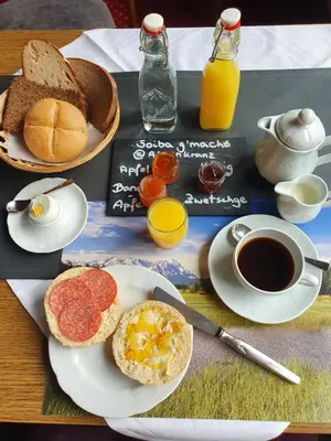 Essen im Bed & Breakfast oder in der Nähe