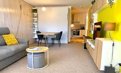 Küche/Küchenzeile in der Unterkunft Ferienwohnung Kirchbichl am Schliersee mit Terrasse