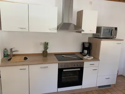 Küche/Küchenzeile in der Unterkunft Ferienwohnung Maier Schliersee Neuhaus