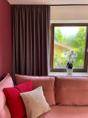 Ein Sitzbereich in der Unterkunft Ferienwohnung 