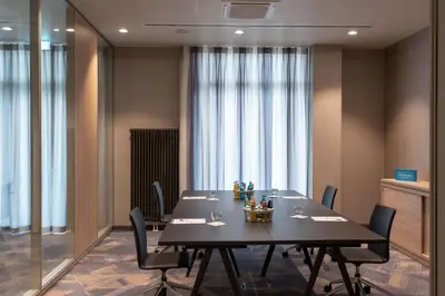 Der Geschäftsbereich oder Konferenzraum in der Unterkunft Hampton By Hilton Munich City North