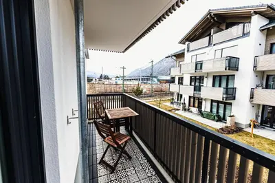 Ein Balkon oder eine Terrasse in der Unterkunft Mountain Pad
