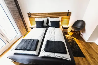 Ein Bett oder Betten in einem Zimmer der Unterkunft Mountain Pad